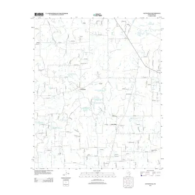 2013 Map of Cottondale, 2013 Print