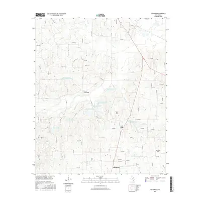 2016 Map of Cottondale, 2016 Print