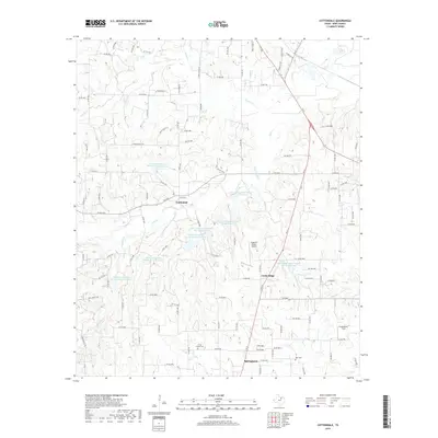 2019 Map of Cottondale, 2019 Print