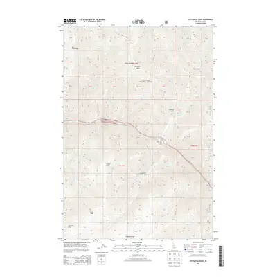 2013 Map of Cottontail Point, 2013 Print