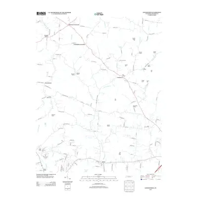 2013 Map of Cottontown, 2013 Print