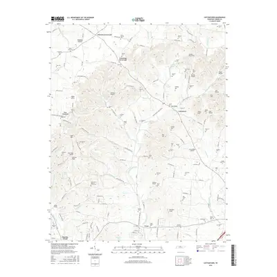 2016 Map of Cottontown, 2016 Print