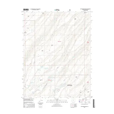 2016 Map of Cottonwood Basin, 2016 Print
