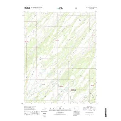 2019 Map of Cottonwood Basin, 2019 Print