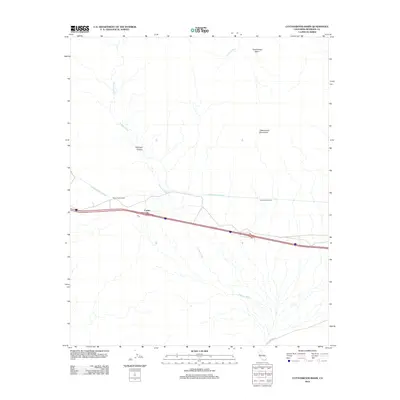 2012 Map of Cottonwood Basin, 2012 Print