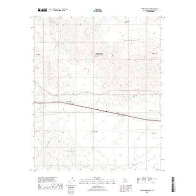 2018 Map of Cottonwood Basin, 2018 Print