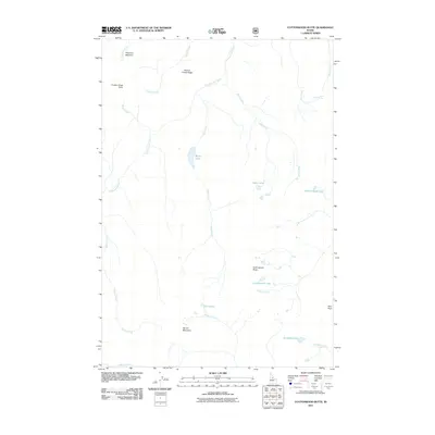 2011 Map of Cottonwood Butte, 2011 Print