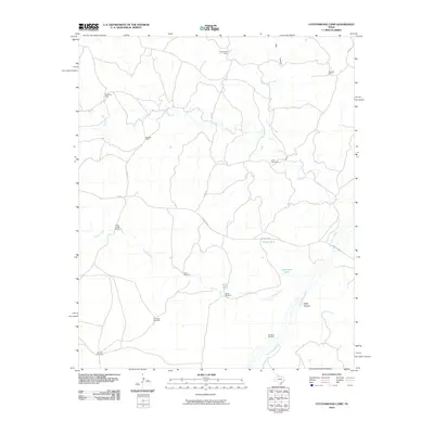 2010 Map of Cottonwood Camp, 2010 Print