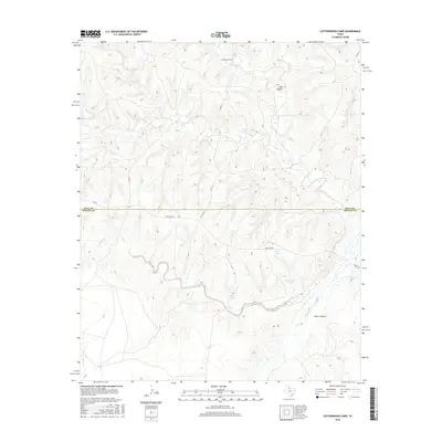2016 Map of Cottonwood Camp, 2016 Print