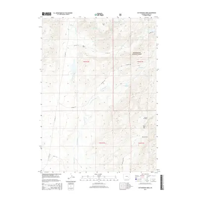 2015 Map of Cottonwood Creek, 2015 Print