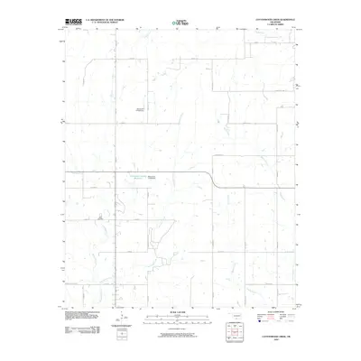 2010 Map of Cottonwood Creek, 2010 Print
