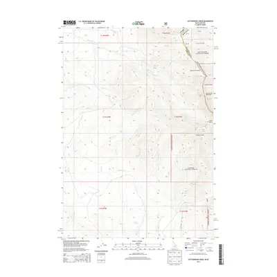 2013 Map of Cottonwood Creek, 2013 Print