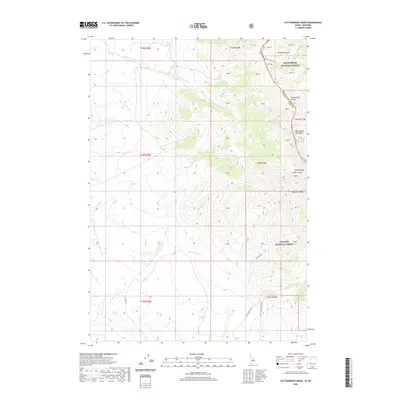 2020 Map of Cottonwood Creek, 2020 Print