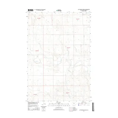 2015 Map of Cottonwood Creek NE, 2015 Print
