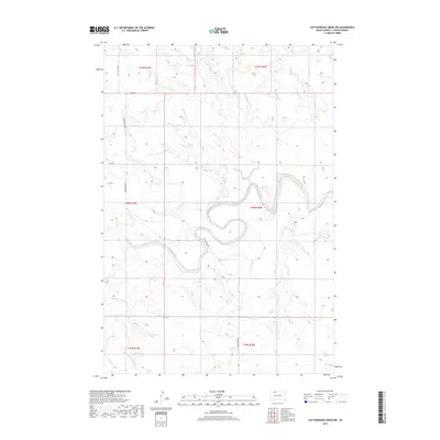 2017 Map of Cottonwood Creek NW, 2017 Print