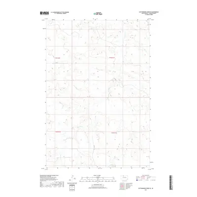 2017 Map of Cottonwood Creek SE, 2017 Print
