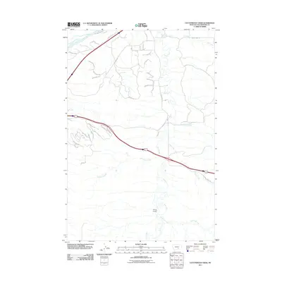 2011 Map of Cottonwood Creek, 2011 Print