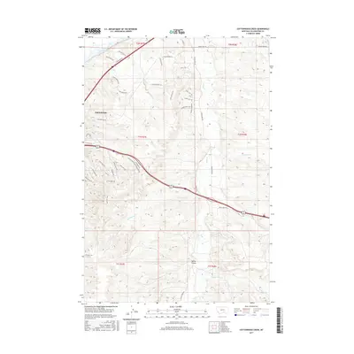 2017 Map of Cottonwood Creek, 2017 Print