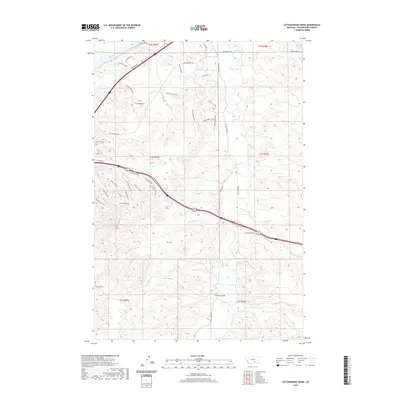 2020 Map of Cottonwood Creek, 2020 Print