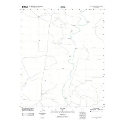 2010 Map of Cottonwood Draw, 2010 Print