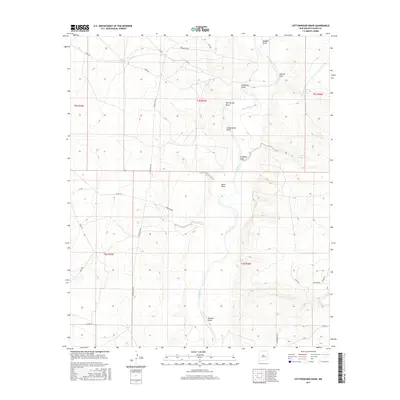 2017 Map of Cottonwood Draw, 2017 Print