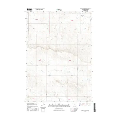2015 Map of Cottonwood Draw, 2015 Print