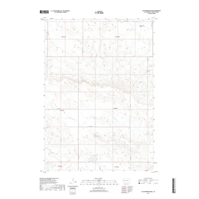 2017 Map of Cottonwood Draw, 2017 Print