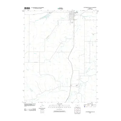 2009 Map of Cottonwood Falls, 2009 Print