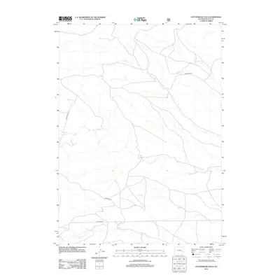 2012 Map of Cottonwood Falls, 2012 Print