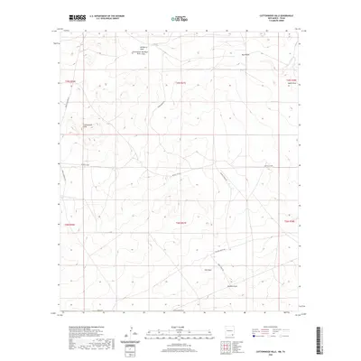 2020 Map of Cottonwood Hills, 2020 Print