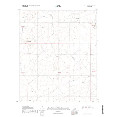 2023 Map of Cottonwood Hills, 2023 Print