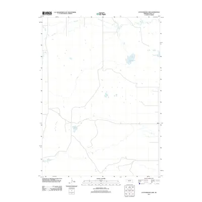 2011 Map of Cottonwood Lake, 2011 Print