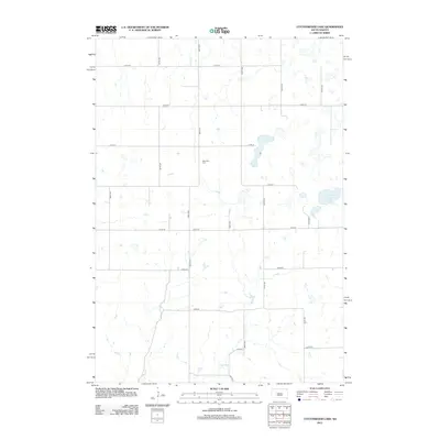 2012 Map of Cottonwood Lake, 2012 Print