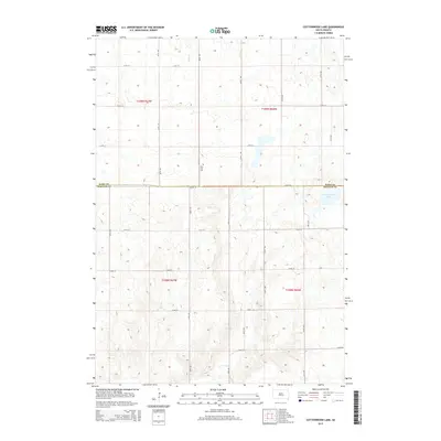 2015 Map of Cottonwood Lake, 2015 Print