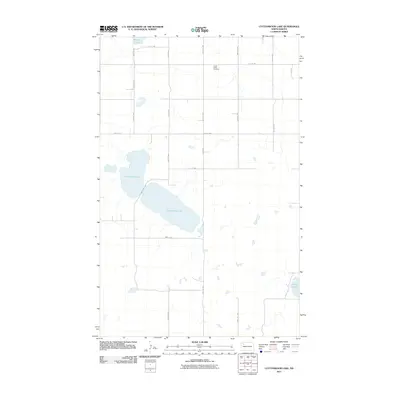 2011 Map of Cottonwood Lake, 2011 Print