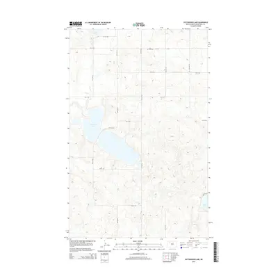 2014 Map of Cottonwood Lake, 2014 Print