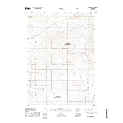 2017 Map of Cottonwood NE, 2017 Print