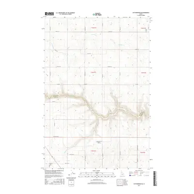 2017 Map of Cottonwood NE, 2017 Print