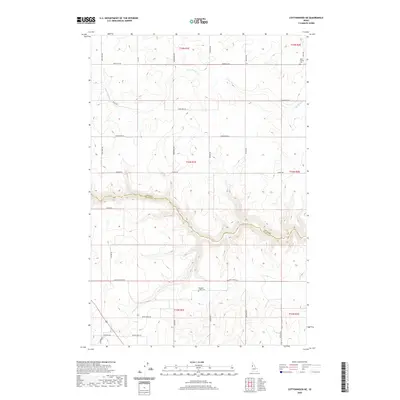 2020 Map of Cottonwood NE, 2020 Print
