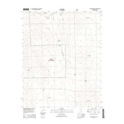2015 Map of Cottonwood Pass, 2015 Print