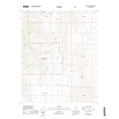 2018 Map of Cottonwood Pass, 2018 Print