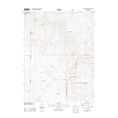 2013 Map of Cottonwood Pass, 2013 Print