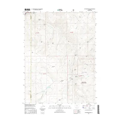 2016 Map of Cottonwood Pass, 2016 Print
