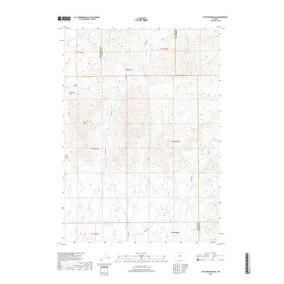 2017 Map of Cottonwood Pass, 2017 Print