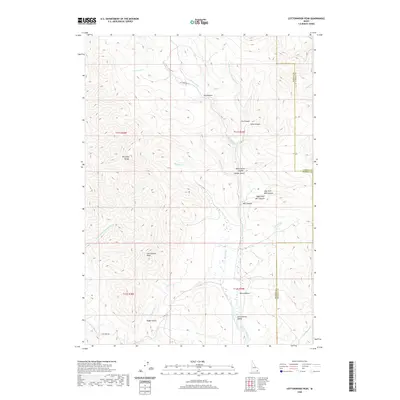 2020 Map of Cottonwood Peak, 2020 Print