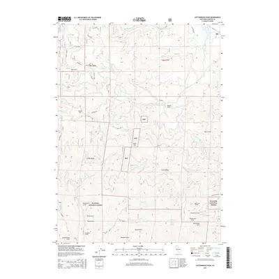 2015 Map of Cottonwood Peak, 2015 Print