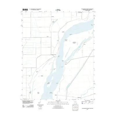 2011 Map of Cottonwood Point, 2011 Print