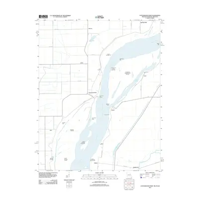 2012 Map of Cottonwood Point, 2012 Print