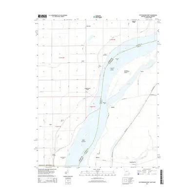 2015 Map of Cottonwood Point, 2015 Print
