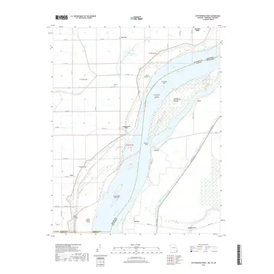 2017 Map of Cottonwood Point, 2017 Print